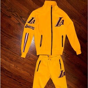 Los Angeles Lakers “Luxury Athletic Collection”NBA TRACKSUIT Sz S (Fits like M)